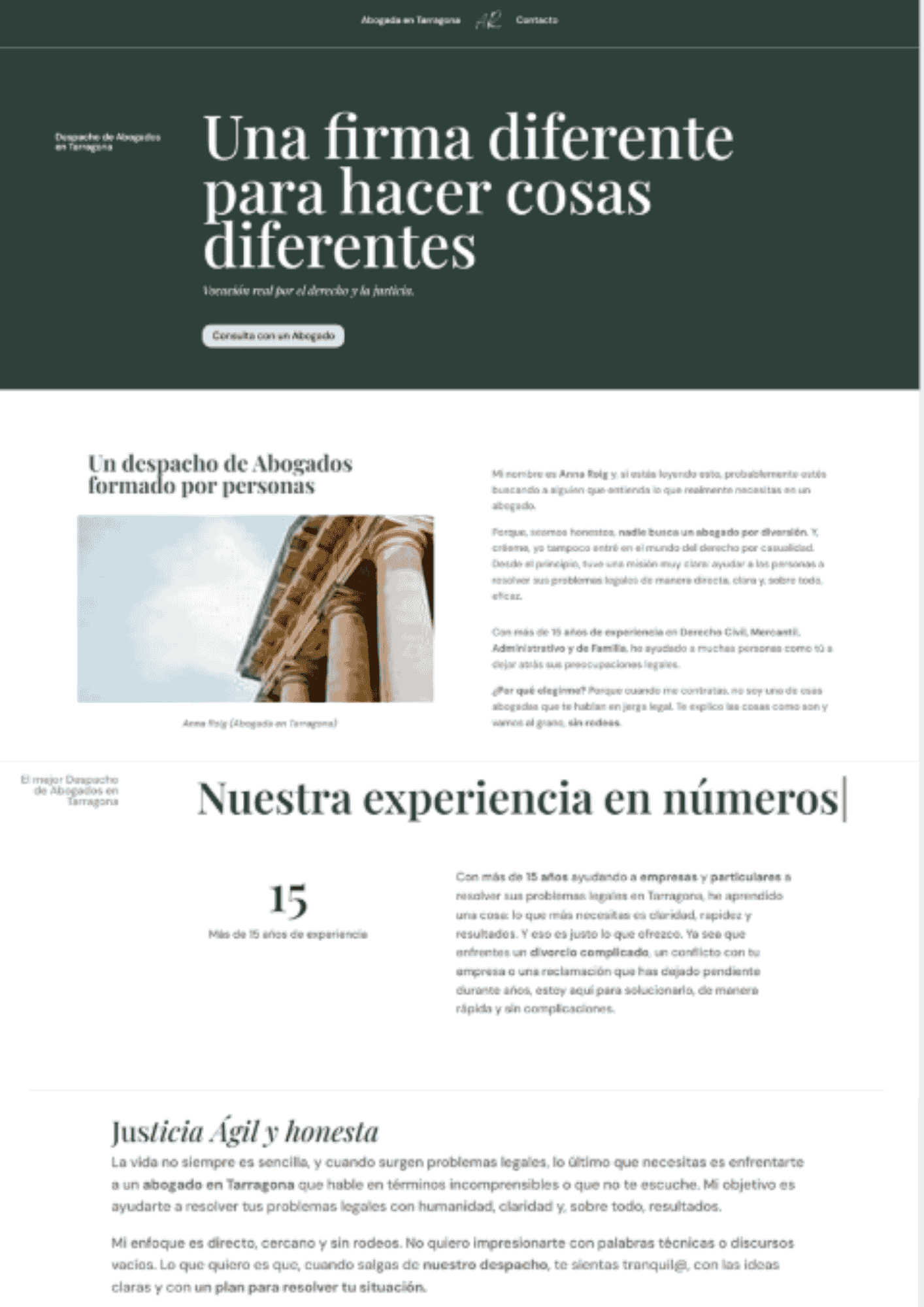 diseño web para despachos de abogados