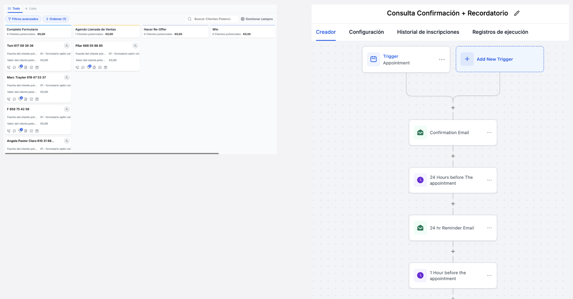crm y automatiazaciones